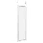 Led wall mirror 37x120x2cm., white color