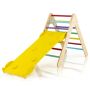 Climbing triangle with slide, various colors