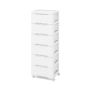 Chest of drawers 40x32x114cm., white