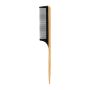 Бамбуковая парикмахерская расчёска ACTIVESHOP Loft NN-09, Деревянная/чёрная, 22 × 2,5 см