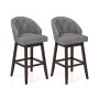 Bar stools, 2 pcs, 54.61 × 105.41 × 53.34 cm