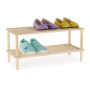 Apavu plaukts Relaxdays, 2 plaukti, 63 × 29,5 × 26 cm