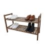 Apavu plaukts Relaxdays, 2 plaukti, 69 × 41 × 26 cm