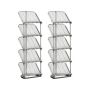 Apavu plaukts SONGMICS LPC050GZ01, 5 līmeņi, Pelēks, 24,5 × 28,4 × 102,5 cm