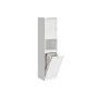 Bathroom cabinet 40x40x170cm., white