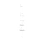 Vannas istabas plaukts 26,7x35x323 cm, balts