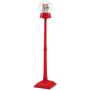Rotating Santa Claus and Snowman Ferris Wheel with 15 LED Lights, Red