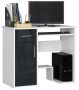 Desk NORE Jay 90 cm., white/dark gray