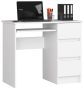 Desk NORE A-6, right, white