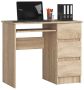 Desk NORE A-6, right, oak color
