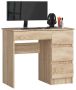 Desk NORE A-17, right, oak color