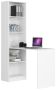 Desk with shelf NORE Smart, white