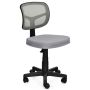 Office chair HW67630GR, without armrests, Gray, 49.53 × 49.53 × 78.74–91.44 cm