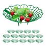 Zemeņu augu balsti Relaxdays, 15 gab, 10 × 30 cm