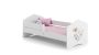 Children's bed Fala with mattress and barrier protection 144 cm x 78 cm x 65 cm, elephant