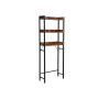 Bathroom shelf with 3 open shelves