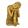 Dārza Budas figūra Relaxdays 10035611.0, Zeltaina, 40 × 61 × 37 cm