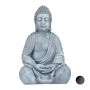 Budas statuja Relaxdays, meditējoša, 30 × 50 × 25 cm