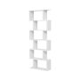 Freestanding 6-tier bookcase