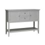 Buffet-type sideboard, 2 drawers, 2 cabinets, 117 × 38 × 86.5 cm
