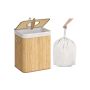 SONGMICS Bottle Collection Container, 95 l, Sand, 40.5 × 61 × 40.5 cm