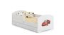 Children's bed Luk with drawer, mattress and barrier protection 164 cm x 85 cm x 63 cm, sports car