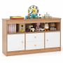 Children's shelf 106x30x62cm., light brown/white