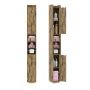 Bathroom cabinet 20x20x179cm., brown