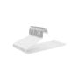 Detachable trouser hangers 20 pcs. white