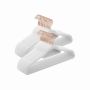 White velvet hanger set, 50 pcs.