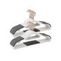 Plastic hanger set 30 pcs., dark gray