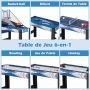 Multifunctional game table 91.5x46x129.5cm., various colors