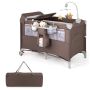 Cot 125x65x76cm., brown