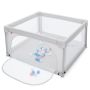 Playpen 126x126x68cm., gray