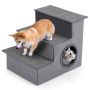 Animal stairs 54x42x44cm., gray