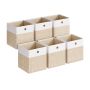 SONGMICS storage box set, 6 pcs, 26 × 26 × 28 cm