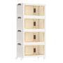 Glabāšanas kastes SONGMICS, 4 līmeņi, 220 l, Balta, 60 × 120 × 32,5 cm
