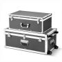 Uzglabāšanas kastu komplekts VEVOR FG-1415-06, 2 gab, Pelēka, 763 × 392 × 312 mm + 600 × 350 × 240 mm