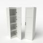 Storage cabinet, 4 shelves, 40 × 150 × 37 cm