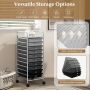 Storage trolley, 10 drawers