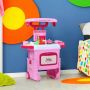 Multifunctional toy kitchen set, with wheels, 53 × 20 × 51–60 cm