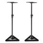 Set of 2 speaker stands 45x45x157cm., black