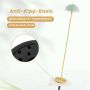 Floor lamp 25x163cm., gold/green color