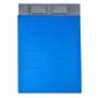Double sleeping bag 220x150cm., blue/gray