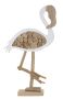 Dekoratīva flamingo skulptūra Mauro Ferretti, 31 × 56 × 9 cm