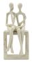 Dekoratīva pāra statuete Stons, Bēša, 11,5 × 25 × 9 cm