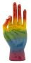 Dekoratīva roka “Rainbow OK”, 16 × 36 × 10,5 cm