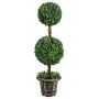 Artificial Christmas tree, Double ball, Ø 25 × 90 cm
