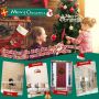 Artificial Christmas tree, 100 LED lights, 120 × 50 cm
