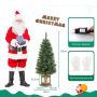 Artificial Christmas tree, 100 LED lights, 120 × 50 cm